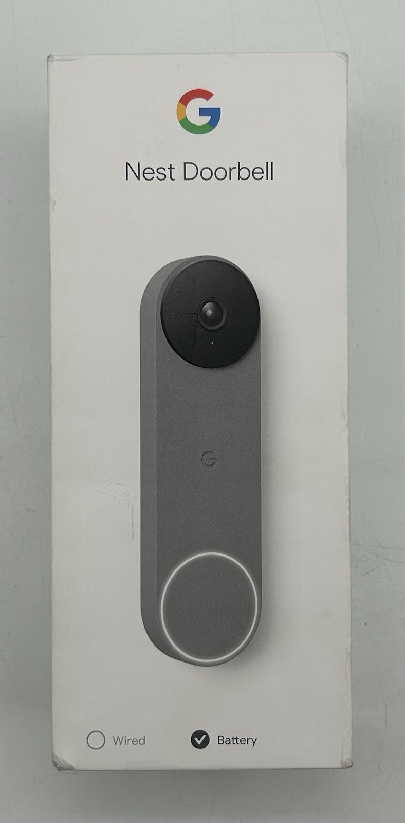 Google Nest GWX3T GA02076-US WiFi Smart Video Doorbell (Battery) Ash- Parts Only