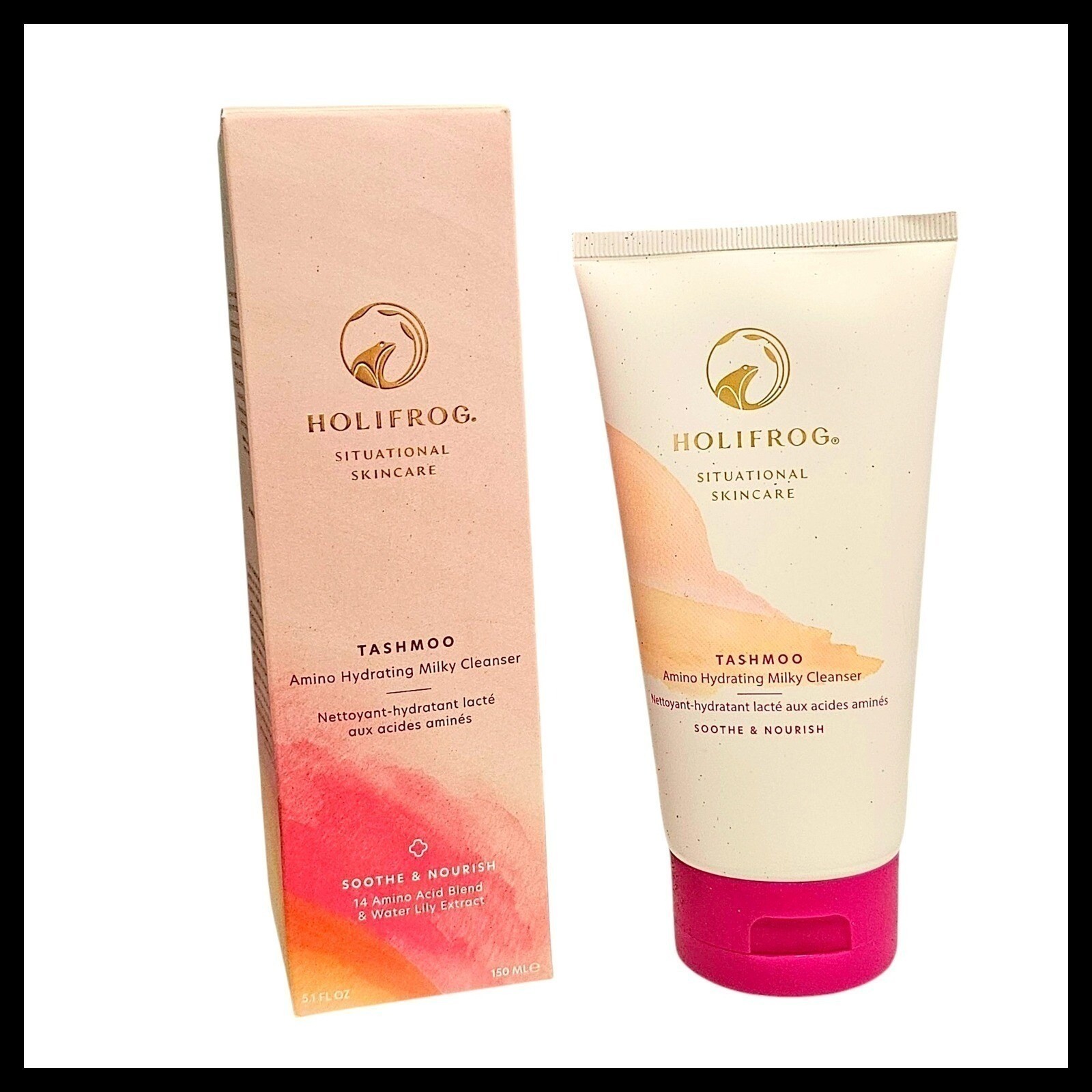 HOLIFROG Tashmoo Amino Hydrating Milky Cleanser Soothe Nourish 5.1 fl oz Full Sz