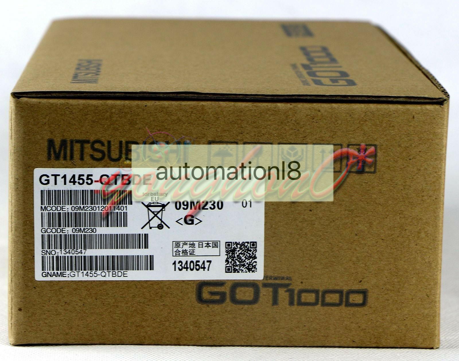ONE NEW MITSUBISHI TOUCH SCREEN GT1455-QTBDE