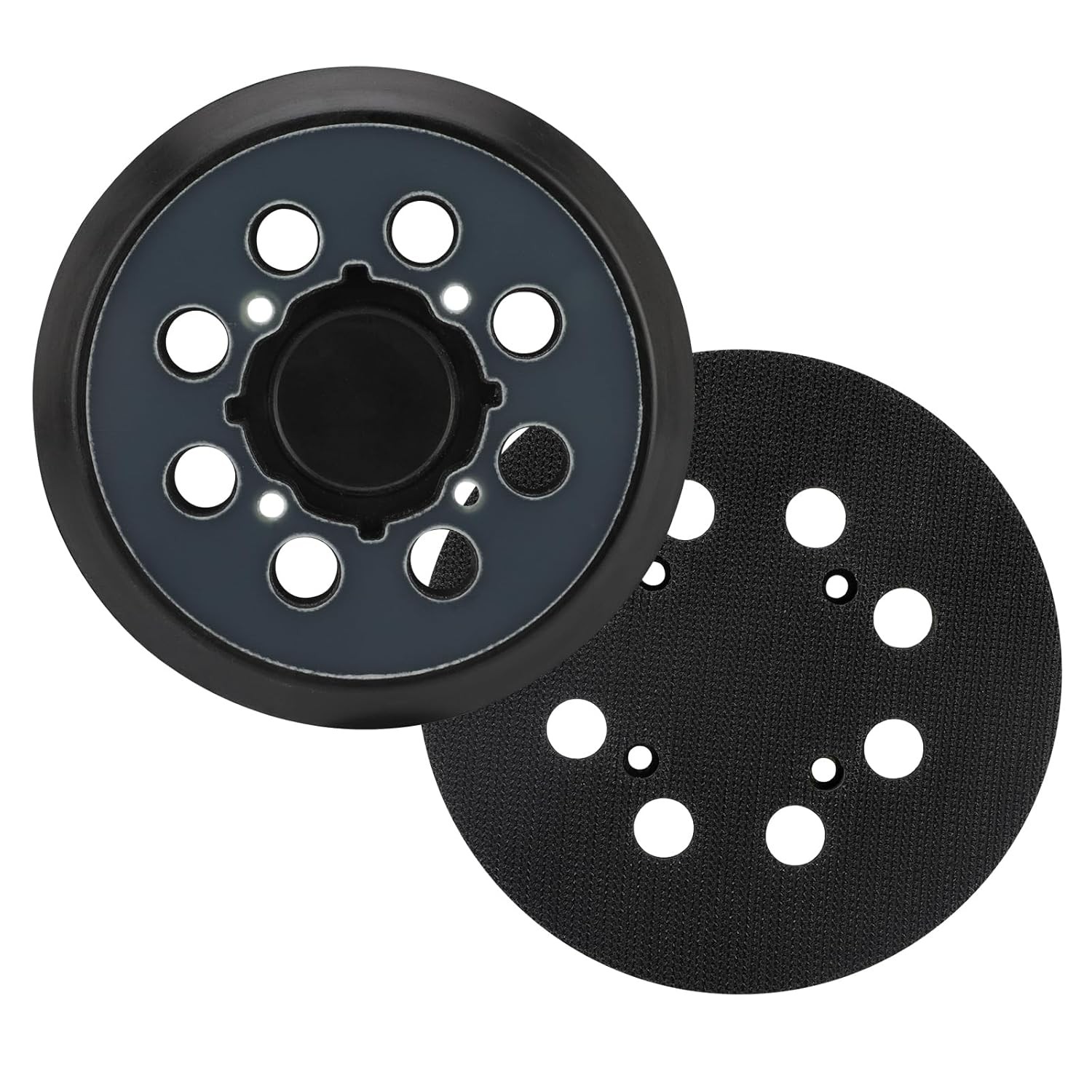2 Pack Sander Pad for Dewalt DWE64233 & N329079, 5" 8 Hole Hook and Loop Orbital