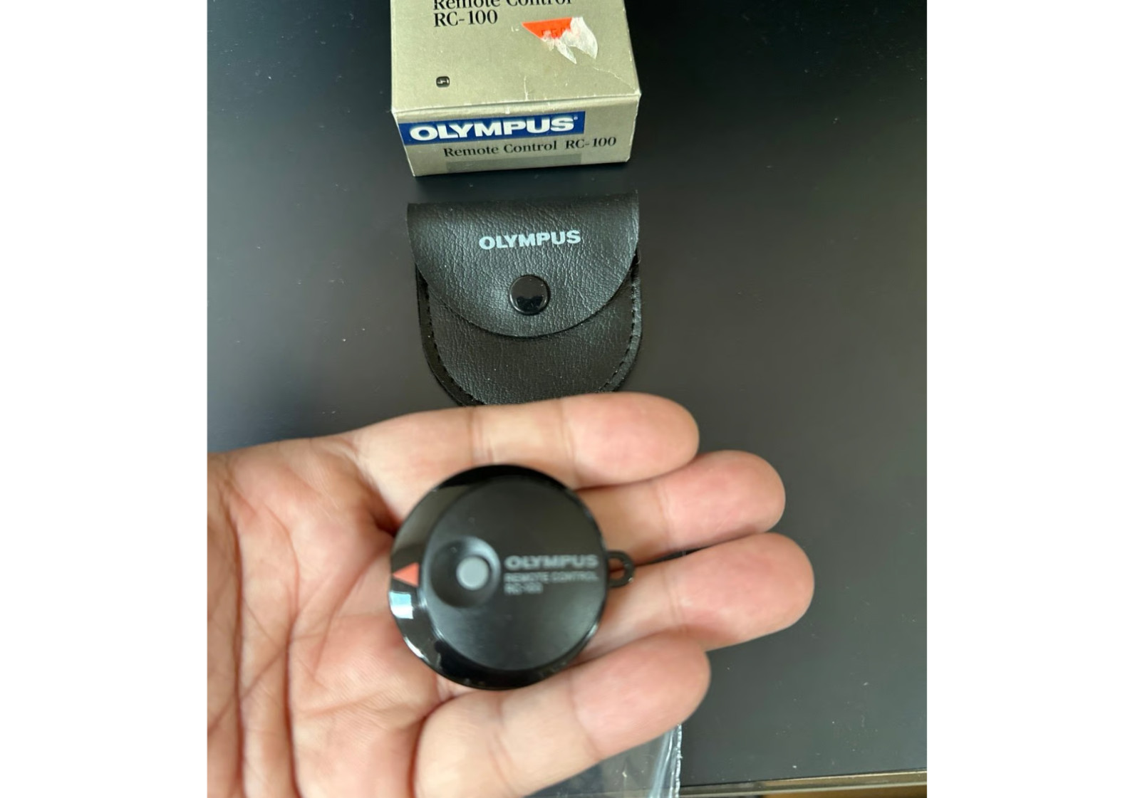 Olympus Remote Control RC-100 106-029 for Vintage Film Camera with Case Original