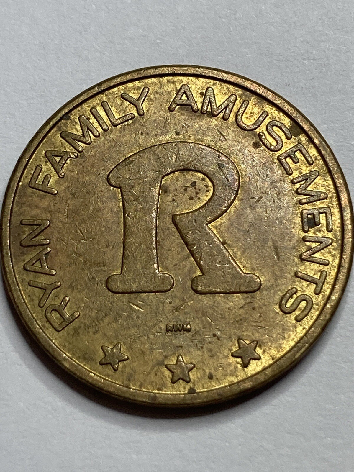Ryan Family Amusements Arcade Token, Buzzards Bay, MA Newport, RI #ps1