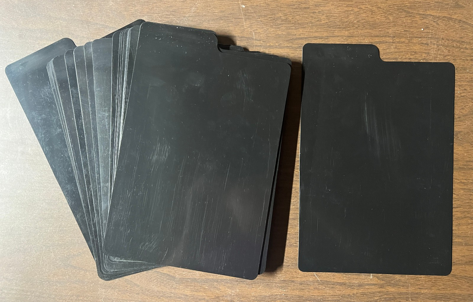 Comic Book Dividers Black 100pc (USED)