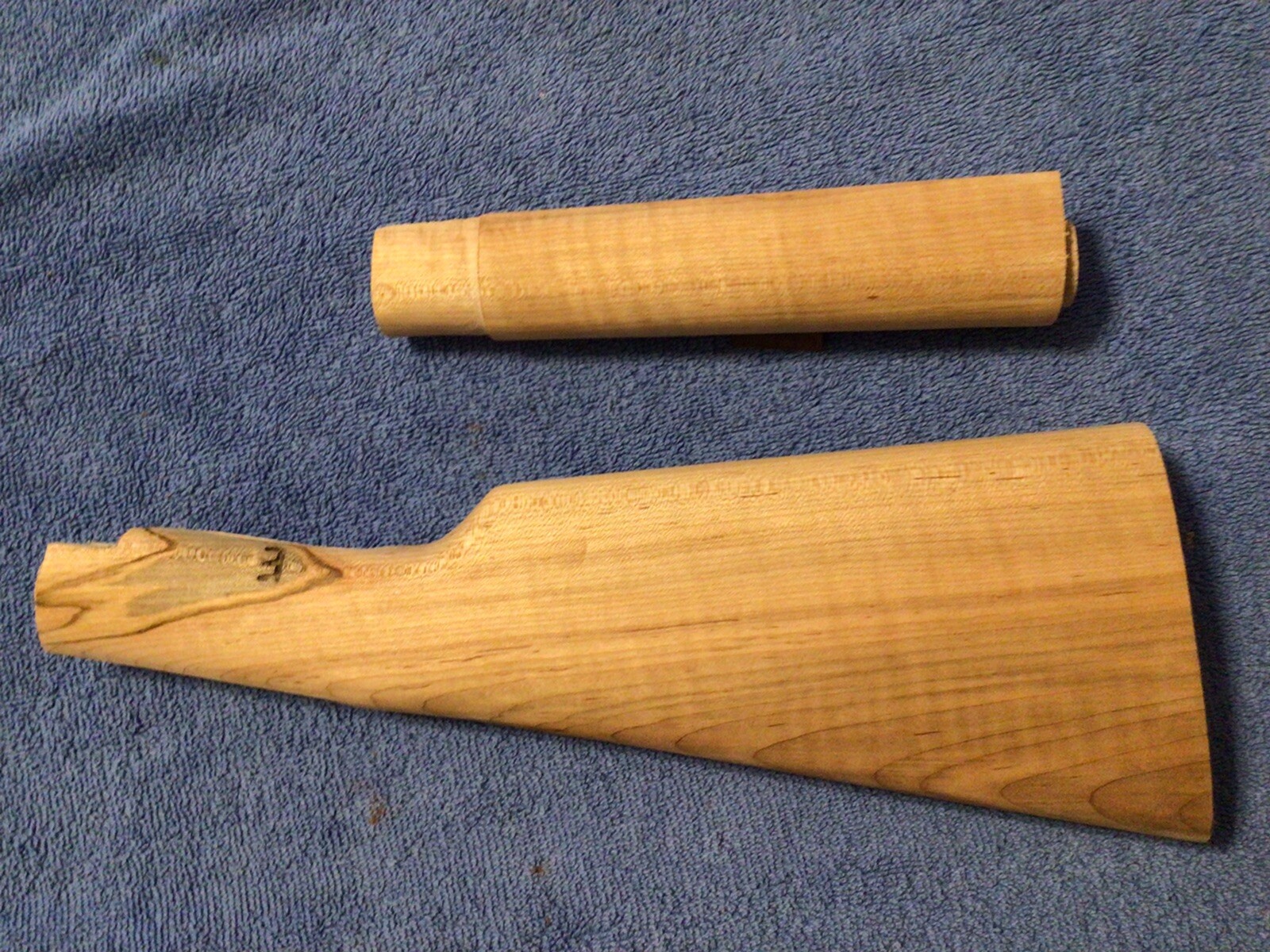 Winchester Post 94 Rifle Gunstock @ Forend Curly Maple Repro