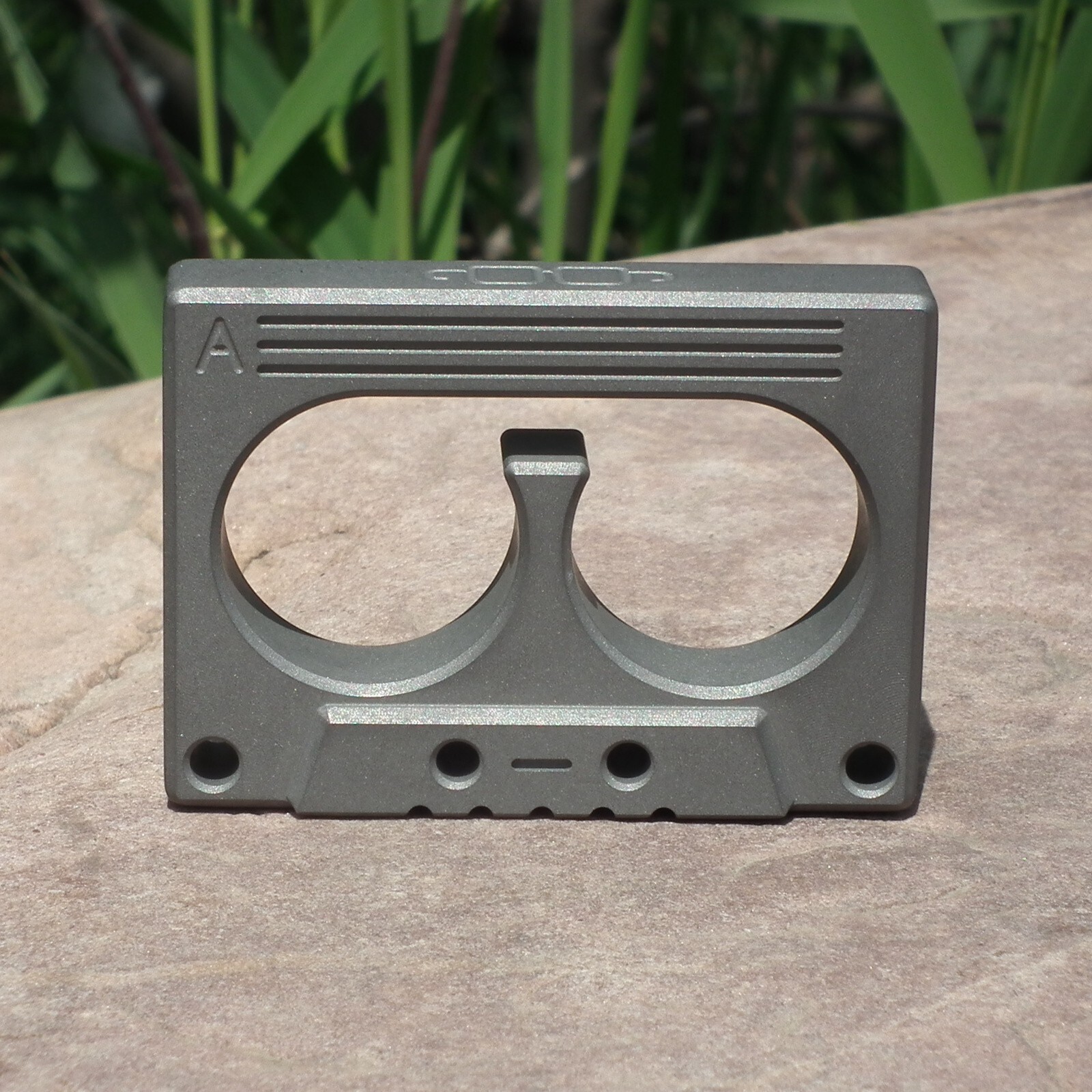 Outdoor Titanium EDC cassette tape display collect ornament garnish old times CD