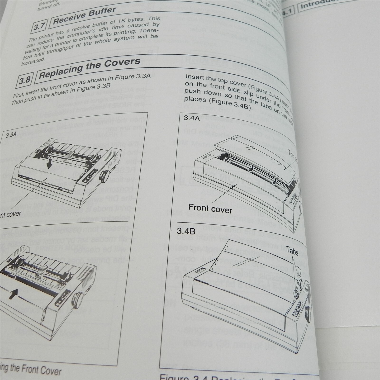 VINTAGE PANASONIC KX-P1080I OPERATING INSTRUCTIONS IMPACT DOT MATRIX PRINTER