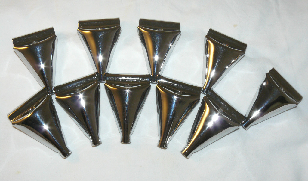 Vintage Style Bass Drum Claws Lot of 10 Clone Claws for Restoration or New Build