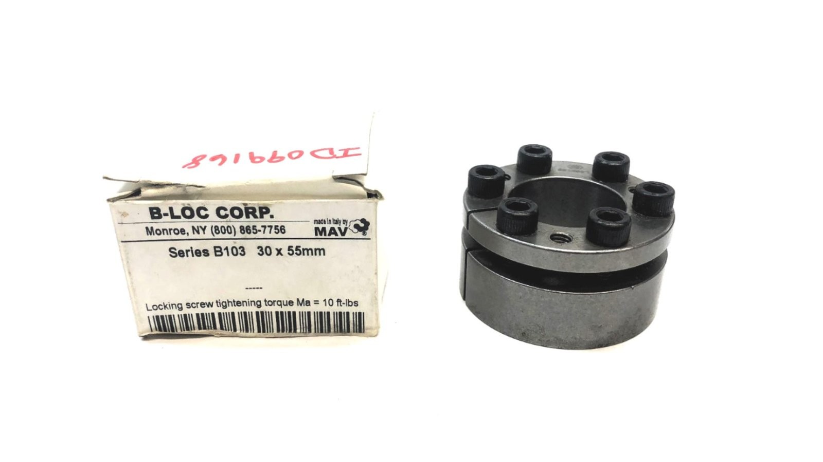 B-LOC Corp 30mm x 55mm Keyless Bushing B103 (B301030) NOS