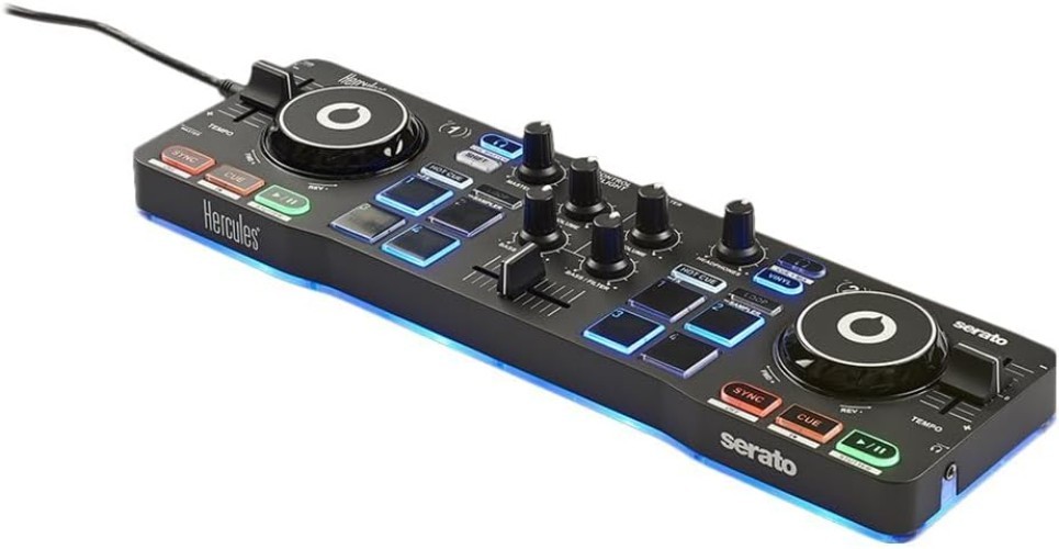 Portable DJ Controller with Serato DJ Lite Software