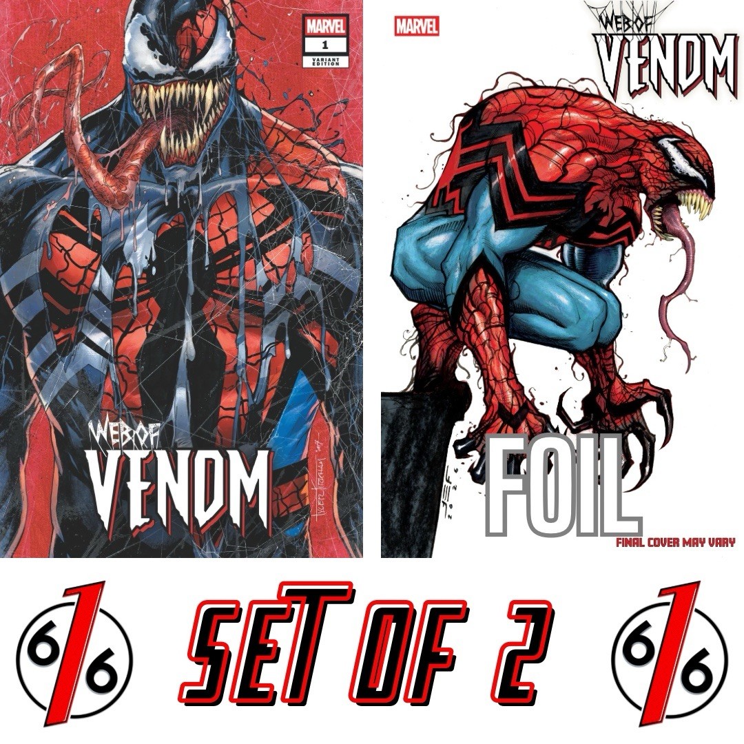 🔥🕷️ WEB OF VENOM #1 TYLER KIRKHAM & JUAN FERREYRA FOIL Variant Set LTD 3000