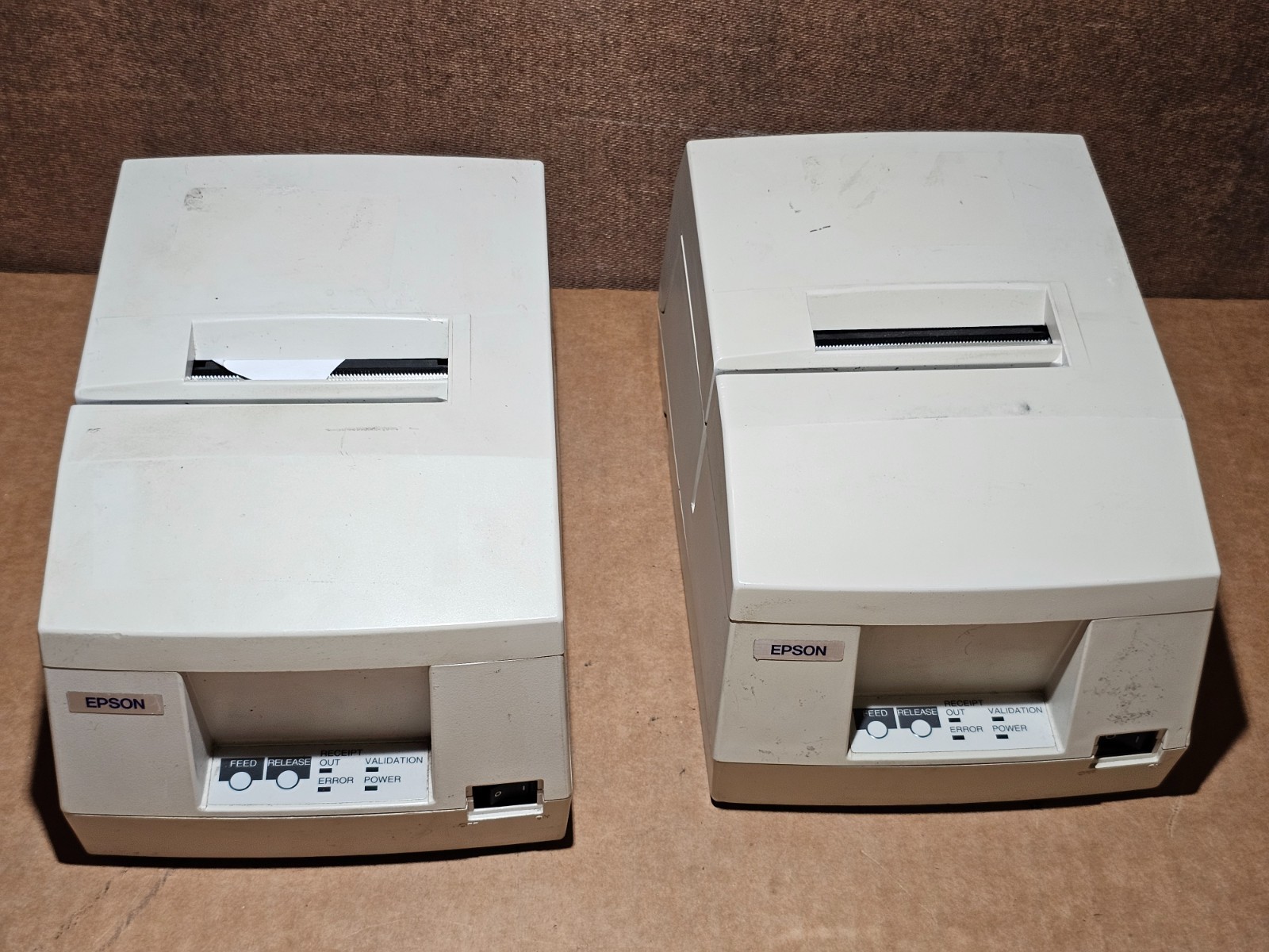 LOT OF 2 Epson TM-U325D M133A POS Dot Matrix Receipt Printer