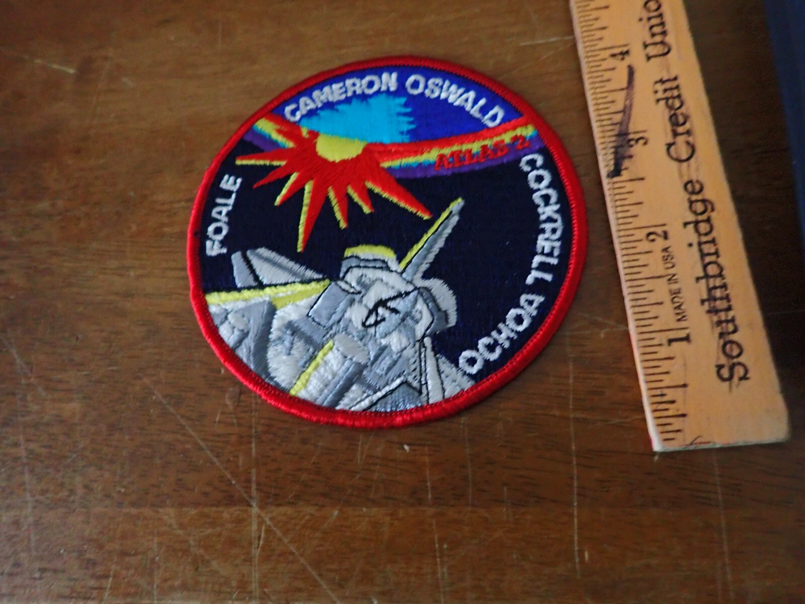 SPACE SHUTTLE MISSION  SPACE PATCH   BX 2 #25