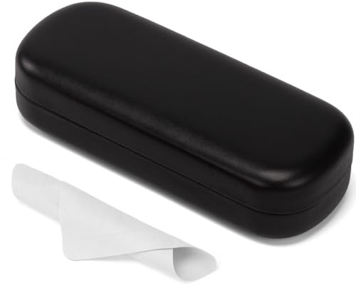 Eye Glass Case Unisex Sunglasses Case Hard Shell Eyeglasses Case Large Black