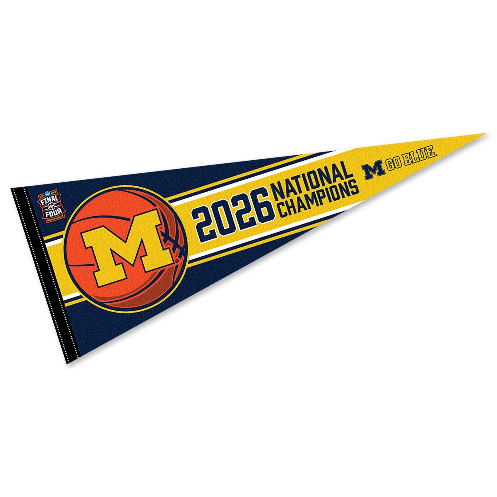 Michigan Team University Wolverines 12 in X 30 in 2026 Basketball National