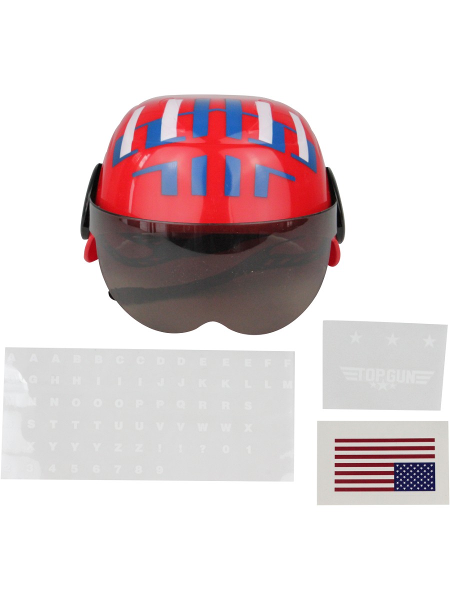 Child's Red Air Force Fighter Pilot Costume Accessory Helmet
