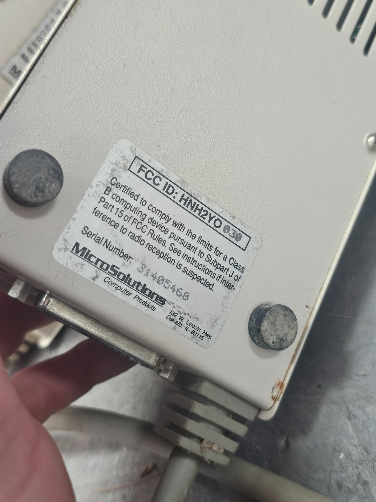 2x Lot - MicroSolutions 014350 Backpack Floppy Drive Parallel Port 1.44MB / 3.5"