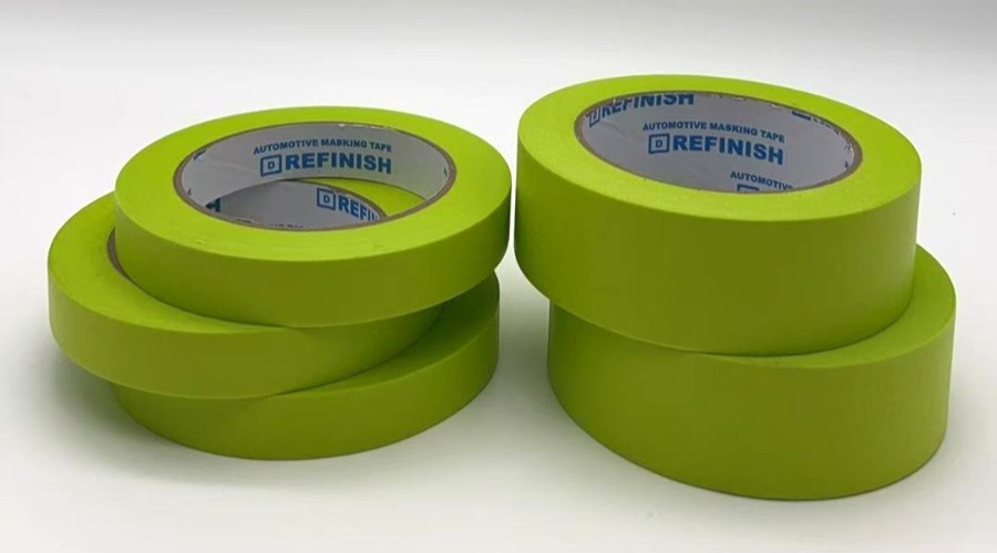 D-Refinish Professional Green Masking Tape 5 Pack ( ¾"x 3Rolls, 1-1/2"x 2 Rolls)