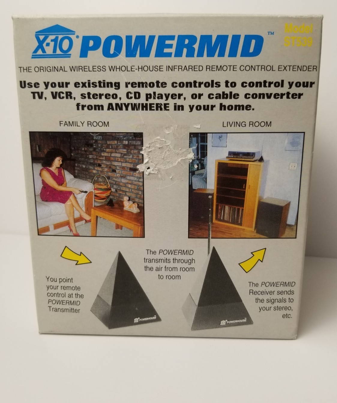 X10 Powermid Remote Control Extender ST539 for RE549