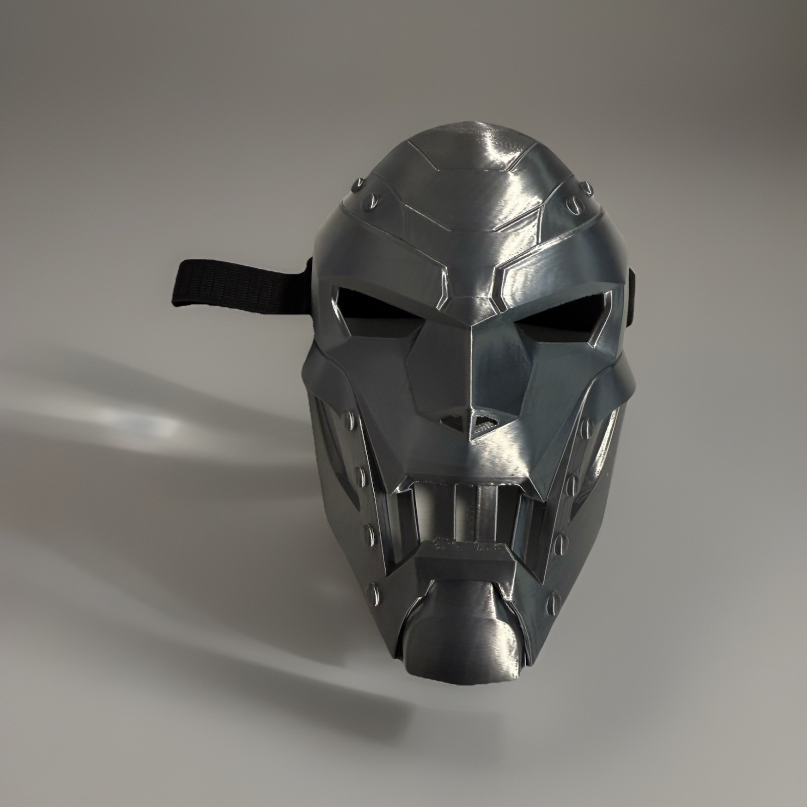 Fortnite Dr Doom Mask-Chrome Silver
