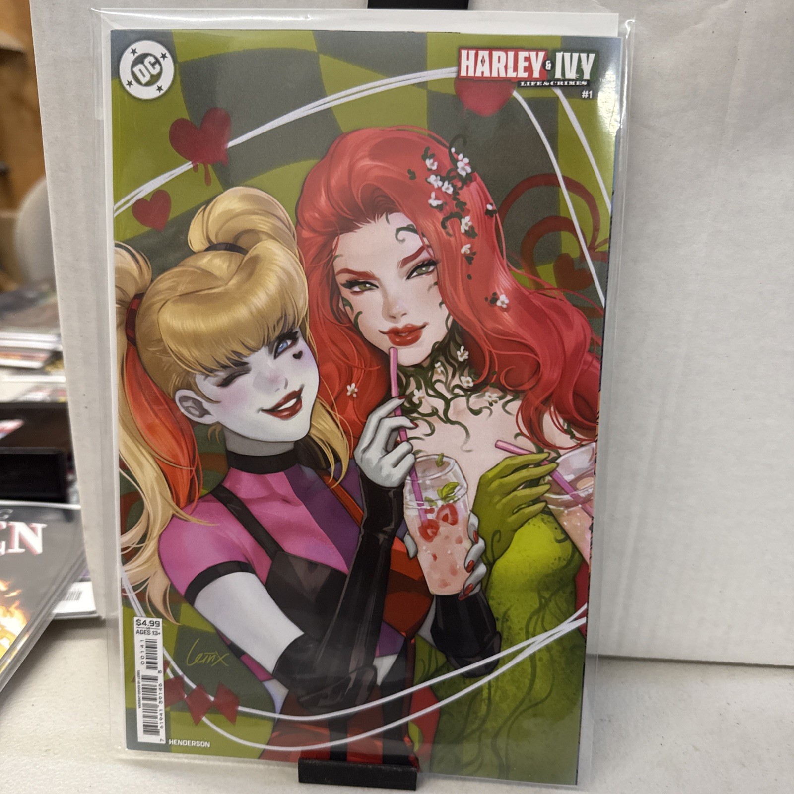 Harley And Ivy Life And Crimes #1 (Of 6) Cover D Lesley Leirix Li Card Stock Var