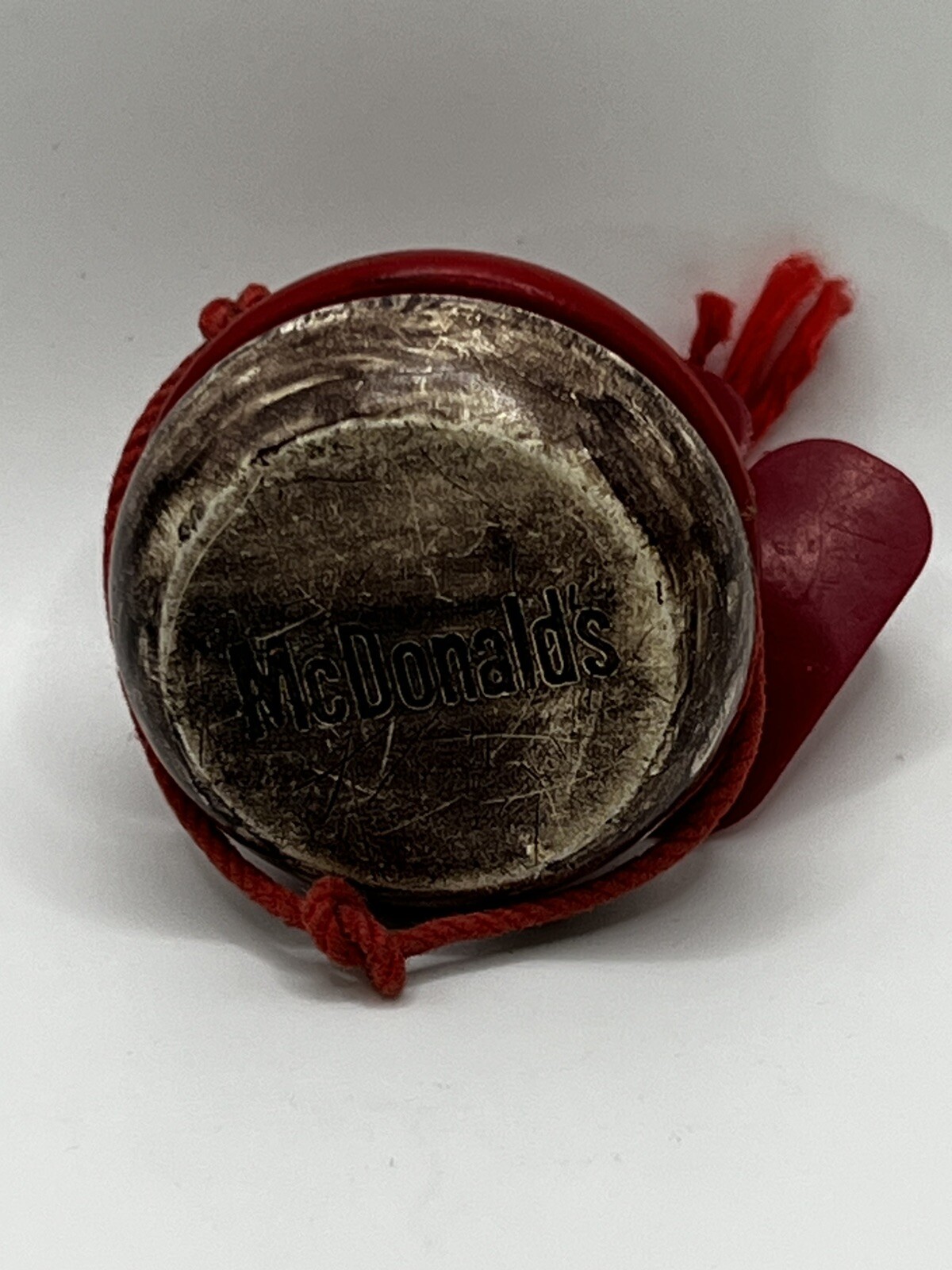 VERY RARE McDonalds Wood Yoyo Brown and Red With Red String!
