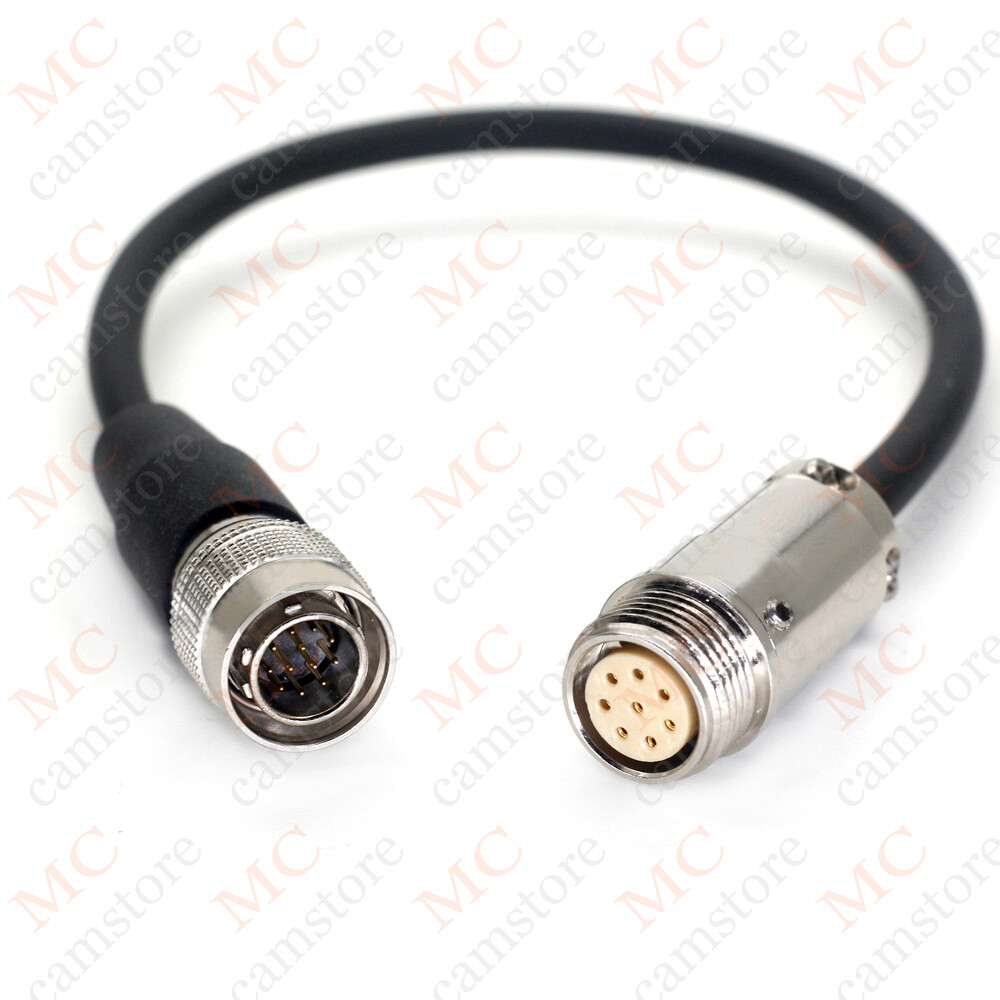 Canon Zoom Control 8-Pin to Fujinon Lens Hirose 12-Pin Adapter Cable