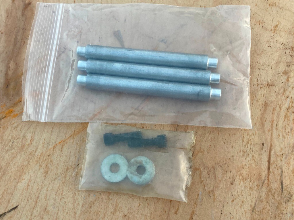 NOS 1987 Bullseye Front Axles Skewered