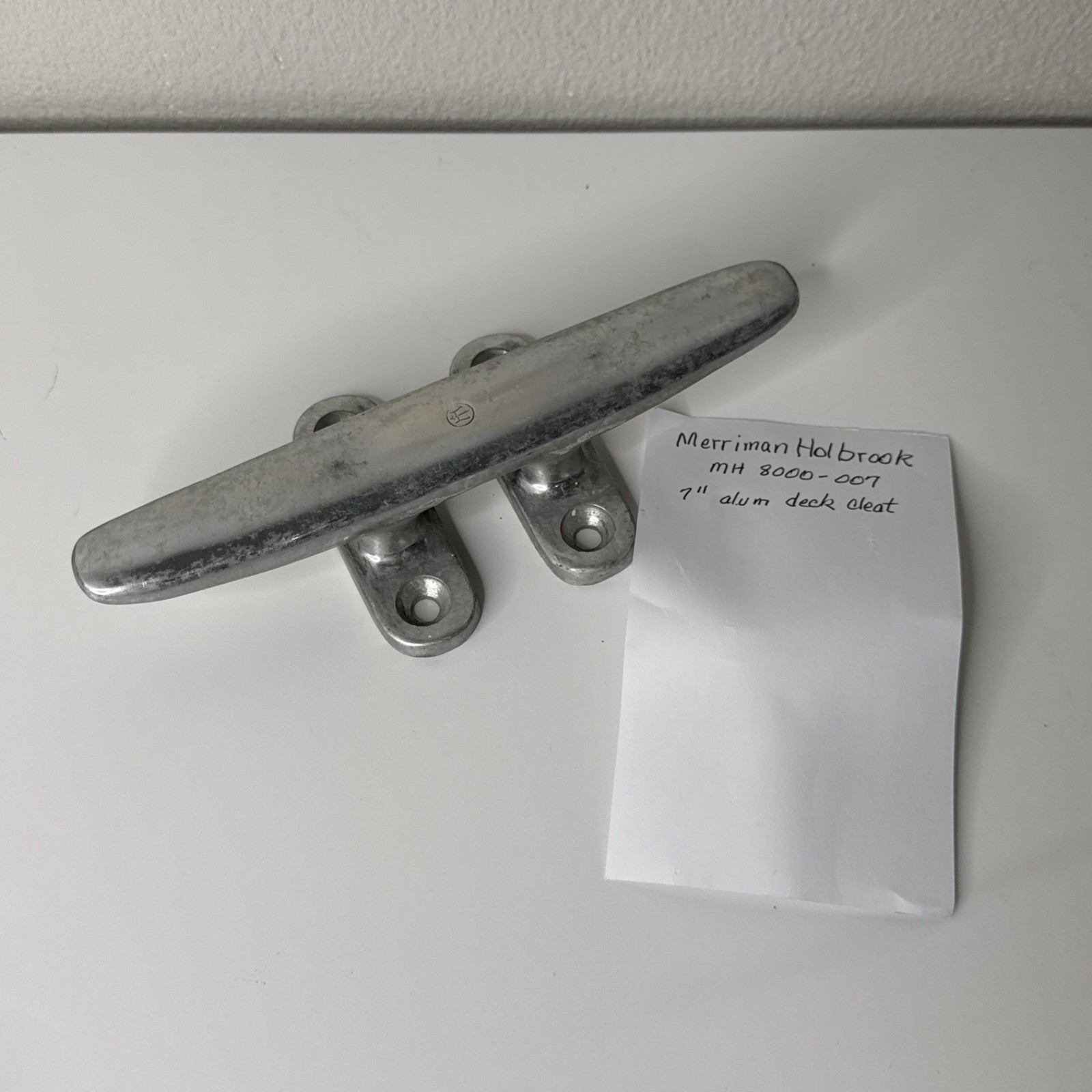 7" Merriman Holbrook Aluminum Deck Cleat MH 8000-007 Sailing Hardware New No Box