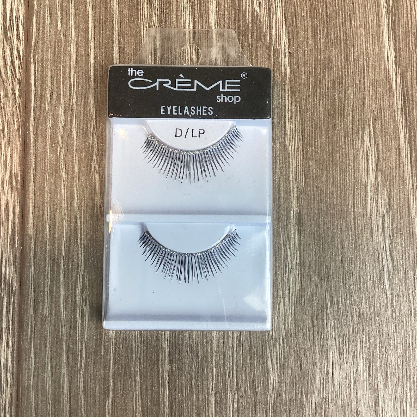 Crème Shop Eyelashes D/LP New Reusable Glitter Black Strip Fake