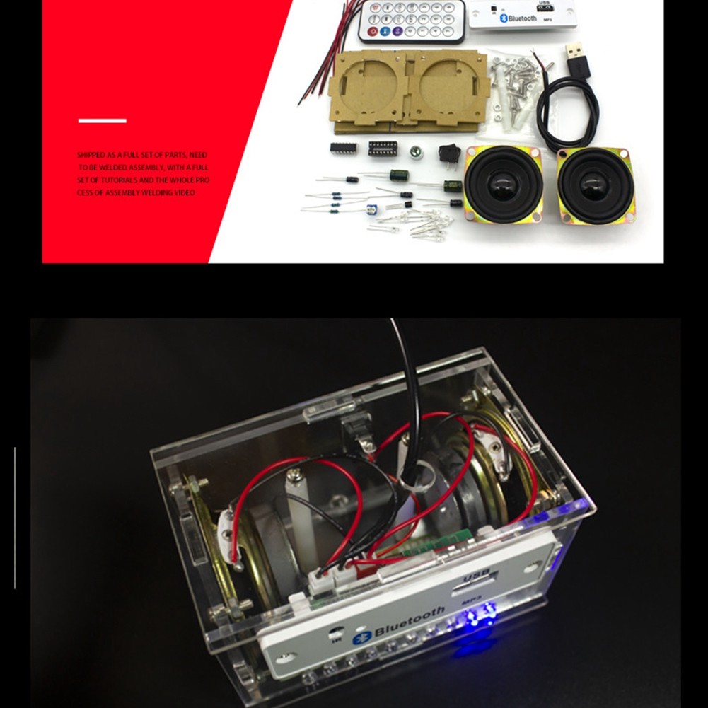 Bluetooth Speaker Electronics Bluetooth Stereo Speaker Support U Disk Y6W11670
