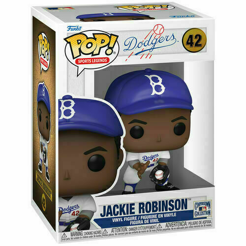 Funko Pop! Icons! Jackie Robinson Full Color Uniform New and Sealed