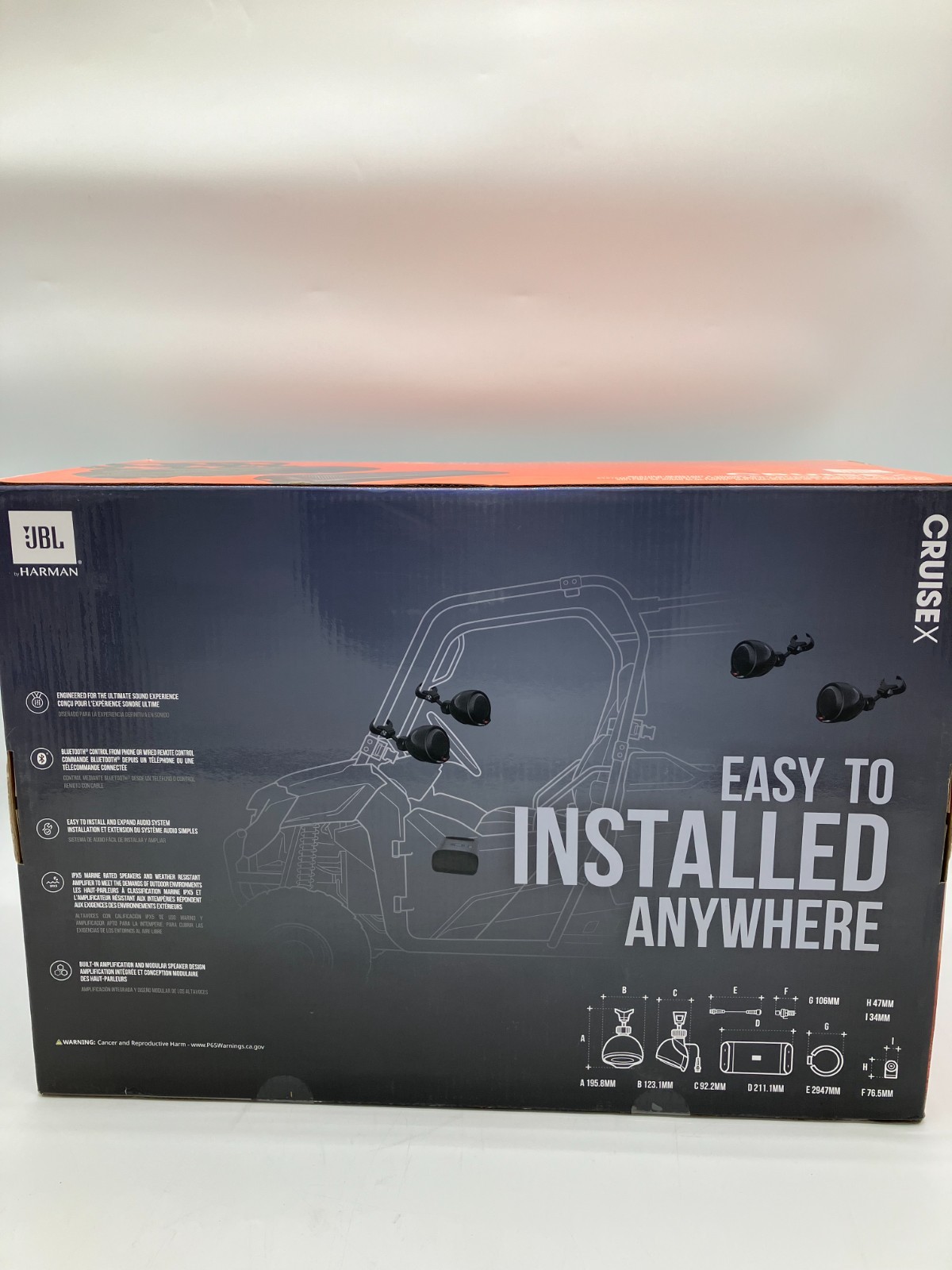 JBL CRUISEX Bluetooth streaming multi-element audio system