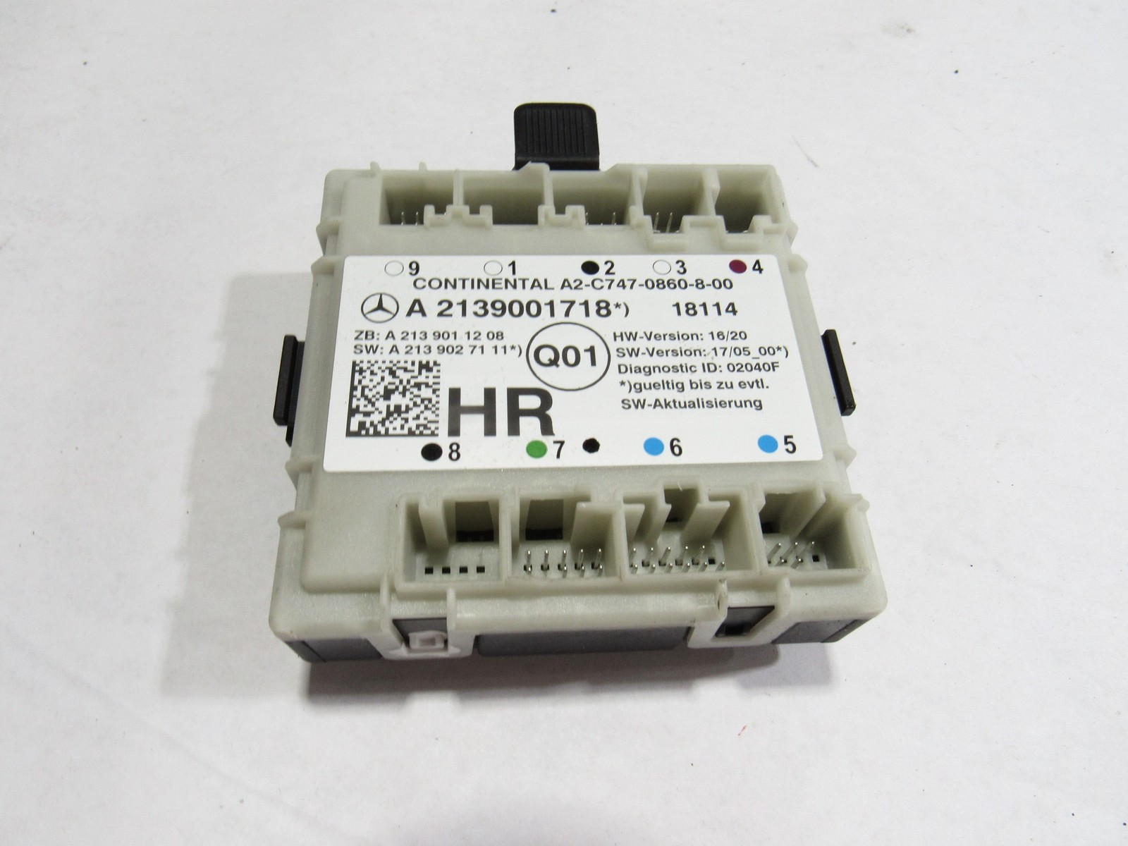 18-20 Mercedes E63 S W213 2018 Rear Right Passenger Door Control Module Unit :Y