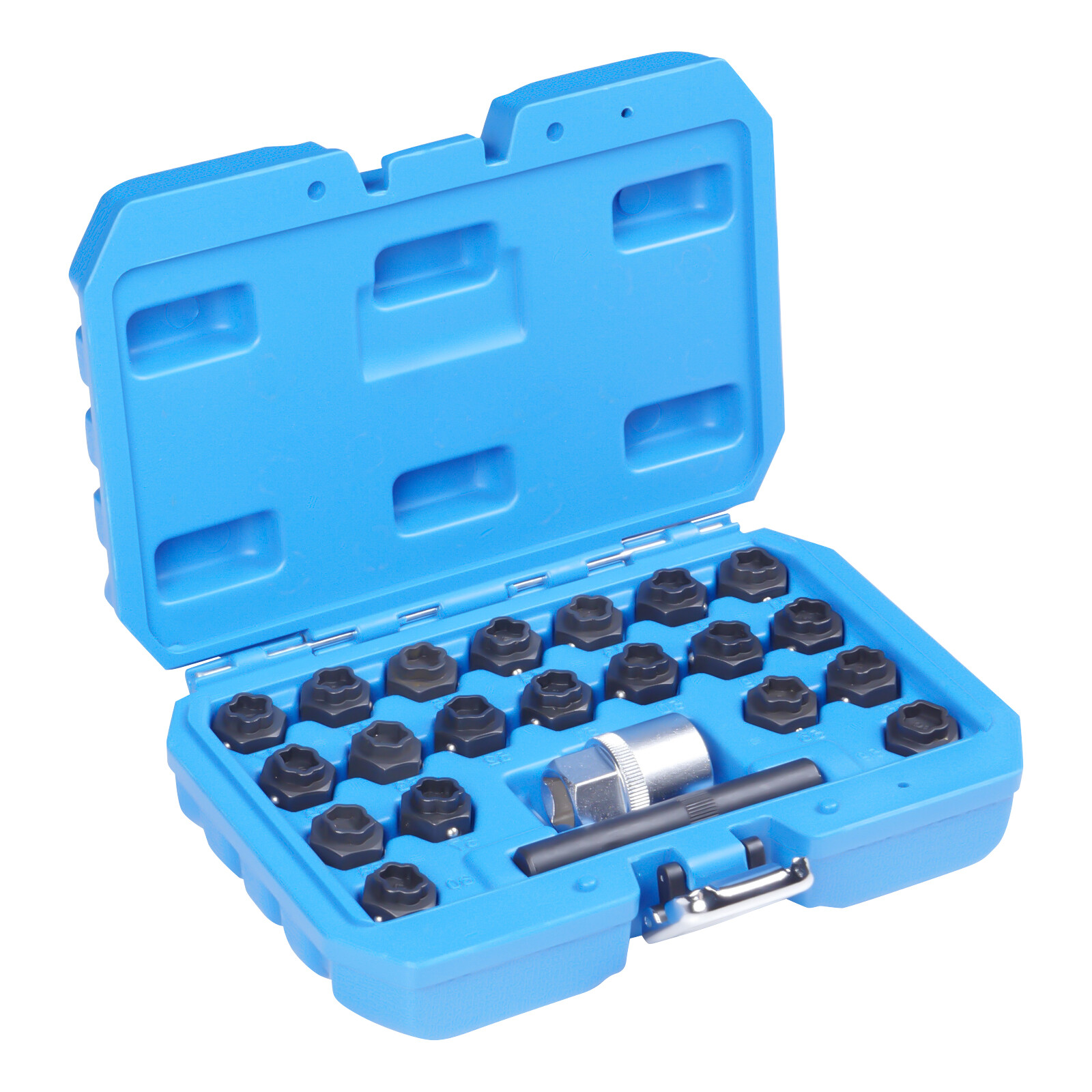 22pcs Universal Locking Lug Nut Master Key Set Wheel Lock Removal Tool NEW US