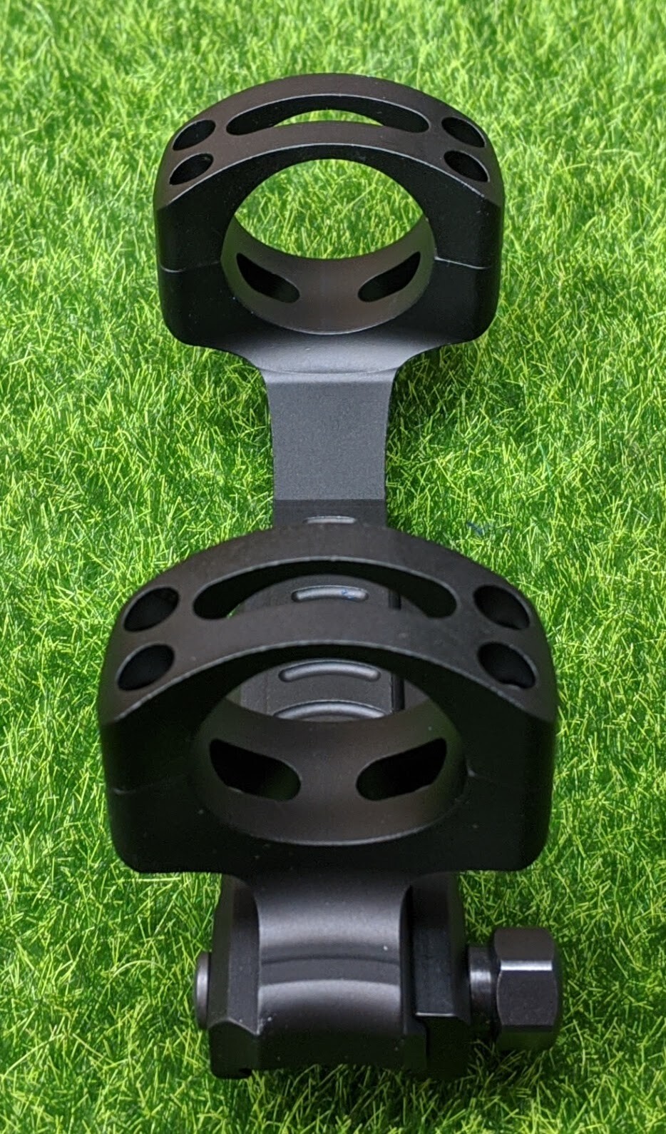 Warne Long Range Skeletonized Precision Mount Black, 20 MOA, 30mm - LRSKEL30TW