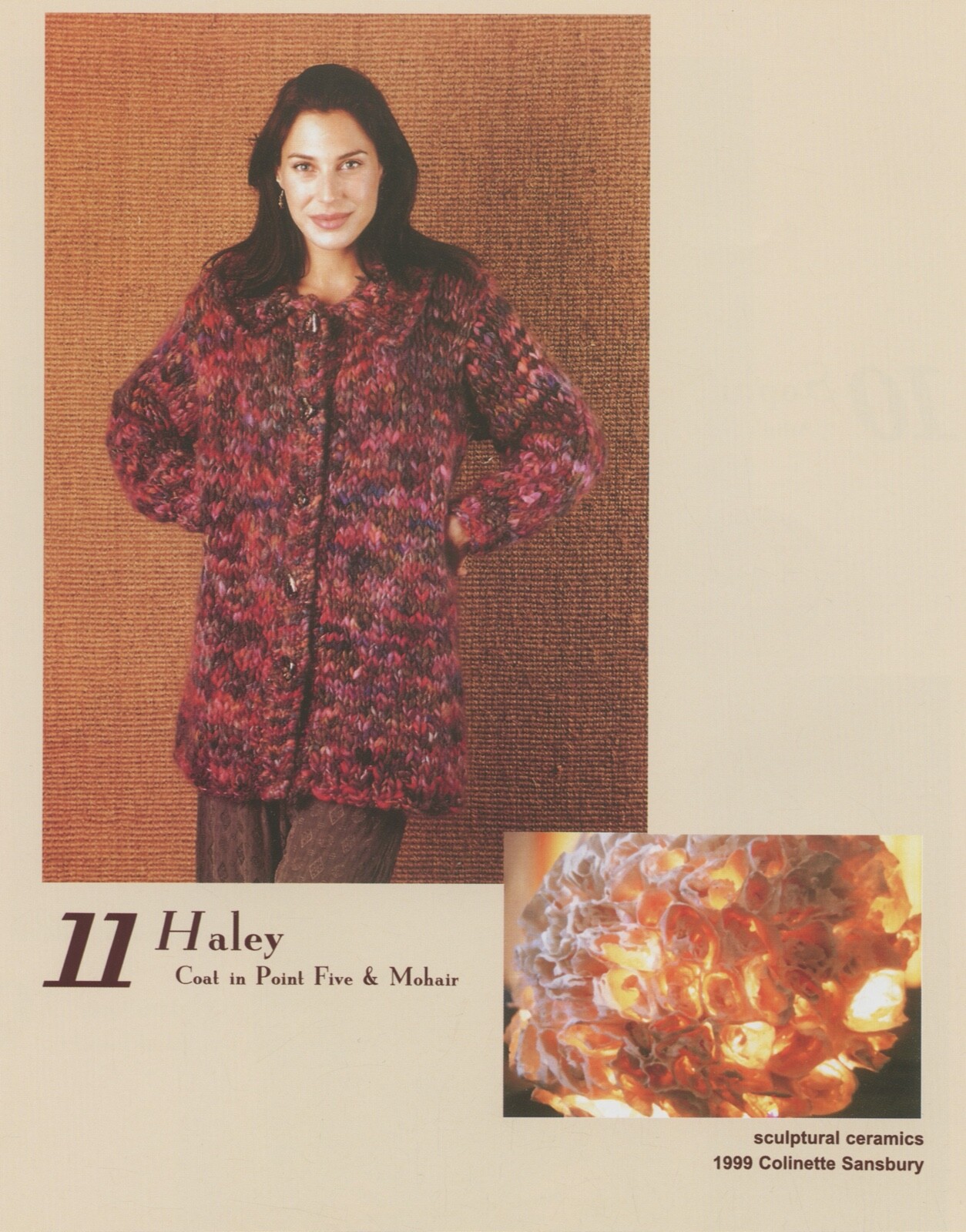 COLINETTE Knitting Pattern Book - Art to Wear - 15 Designs