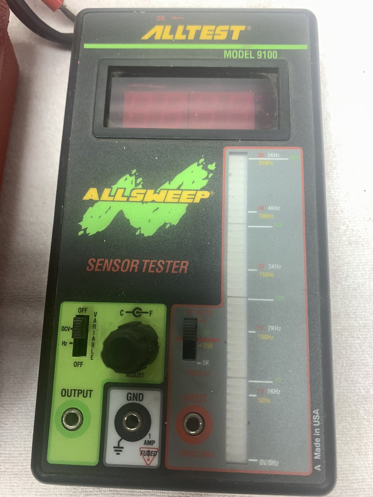 Alltest Allsweep Sensor Tester Diagnostic Tool Set in Case + Manual Model 9100