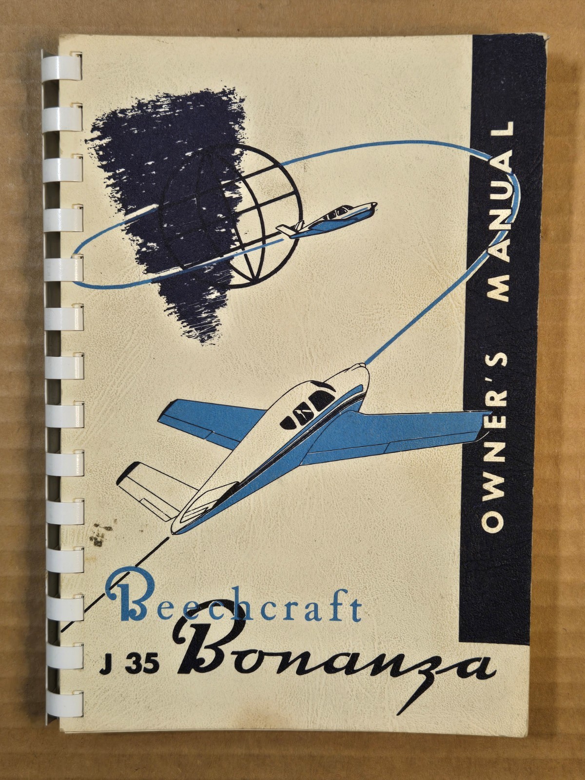 Beechcraft Bonanza J 35 Owner's Manual 1962 -  Good Condition