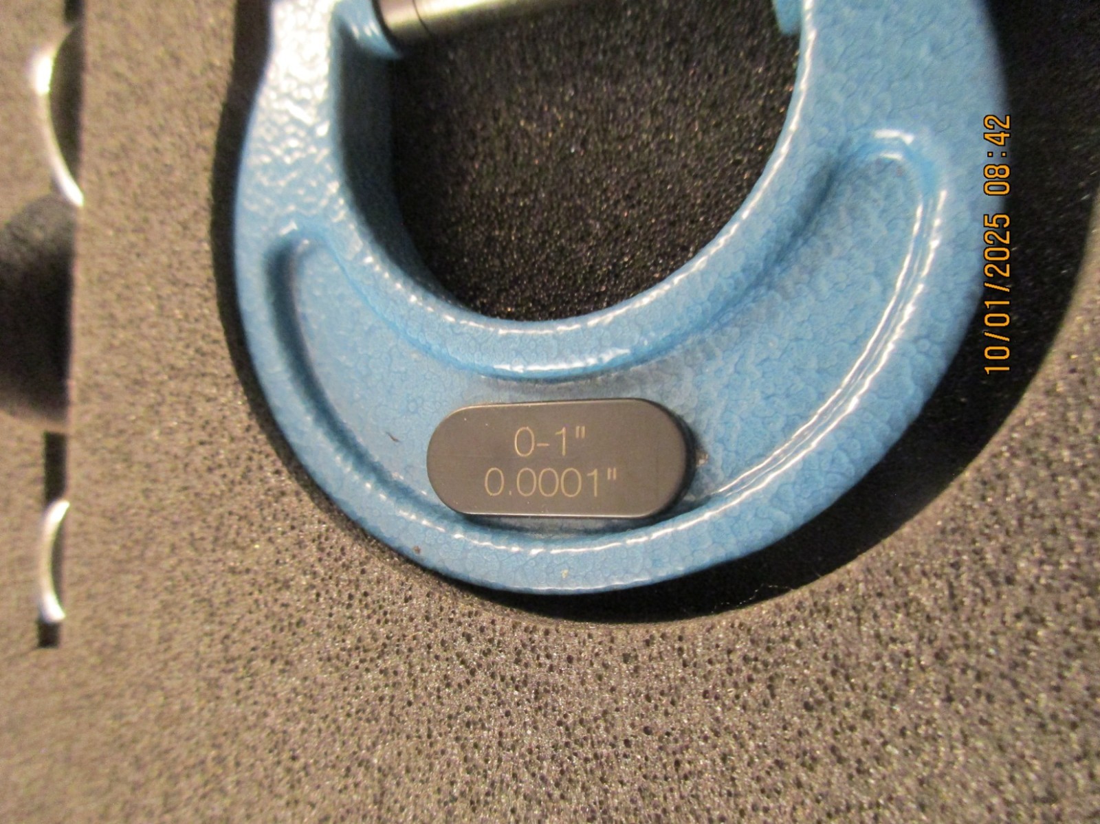 Pittsburgh 64202 3pc Micrometer Tool Set Padded Hard Case 0-3" used vg condition