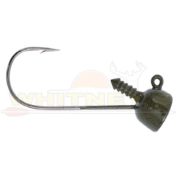 Buckeye Lures - Spot Remover Jig Heads - Pro Model - 5/16oz. - Green Pumpkin