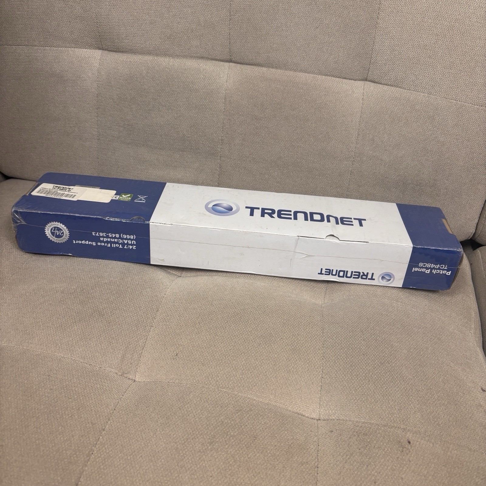 TRENDnet TC-P48C6 48-Port CAT6 Patch Panel Rackmount T568A/B New