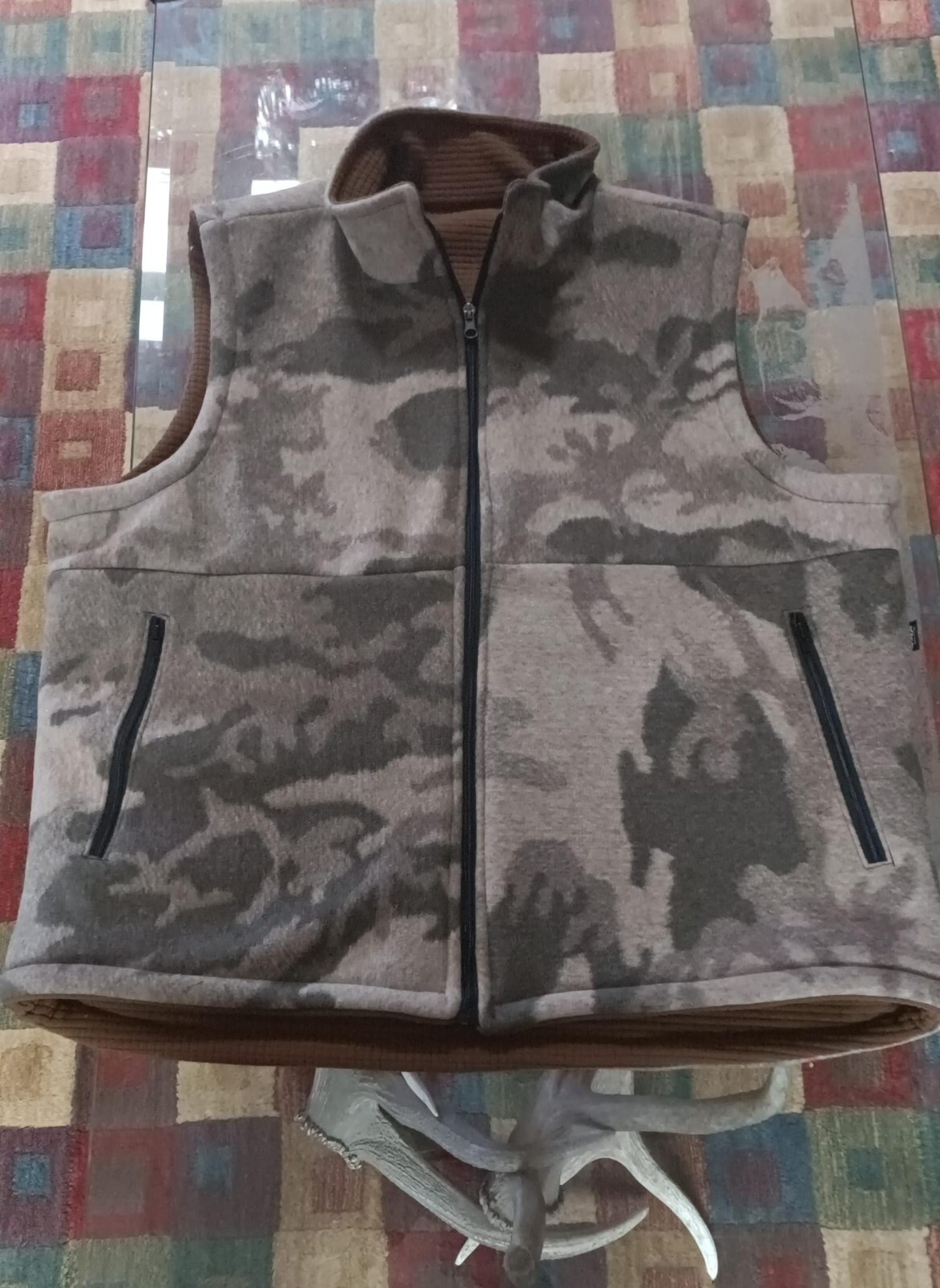 CABELAS CAMO Wooltimate Vest W/Polartec -Windbarrier By Zeek-L  SALE 59.99