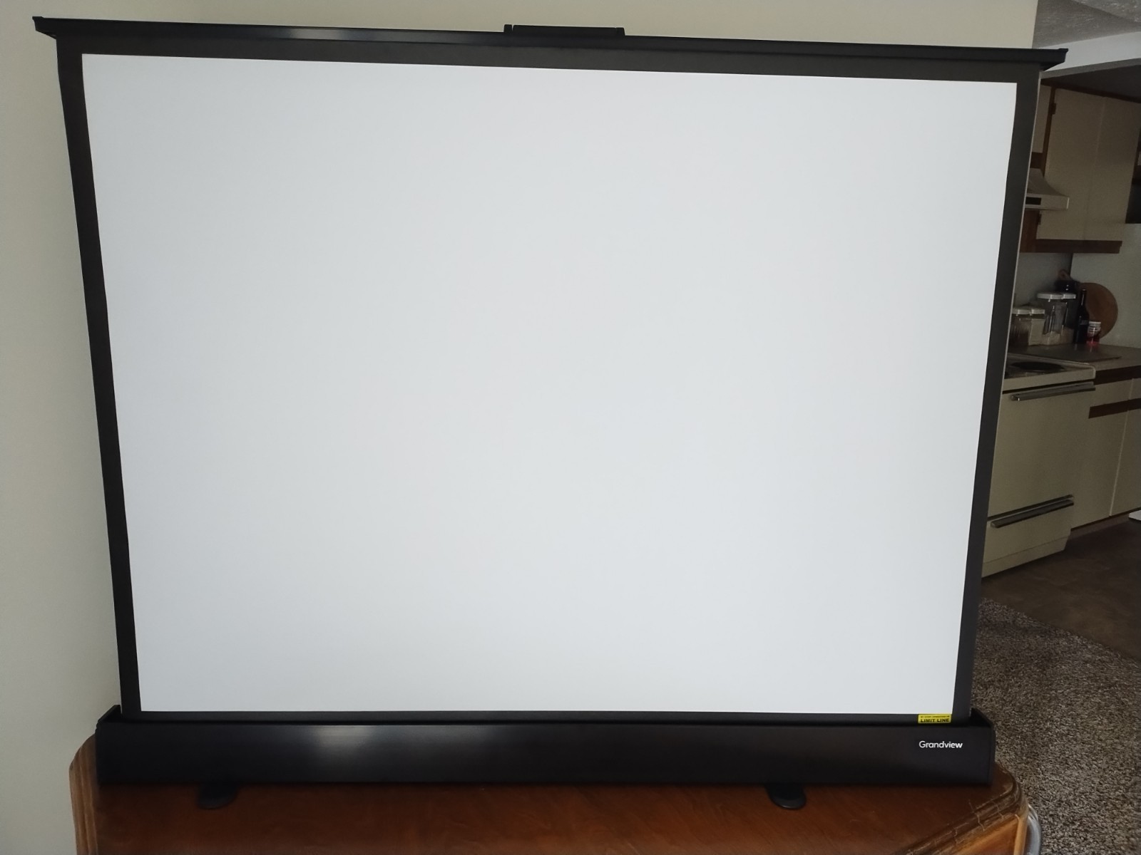 Grandview PT-B50WM4AB U-Work 50" Table-Top Projection Screen-4:3 Black Case