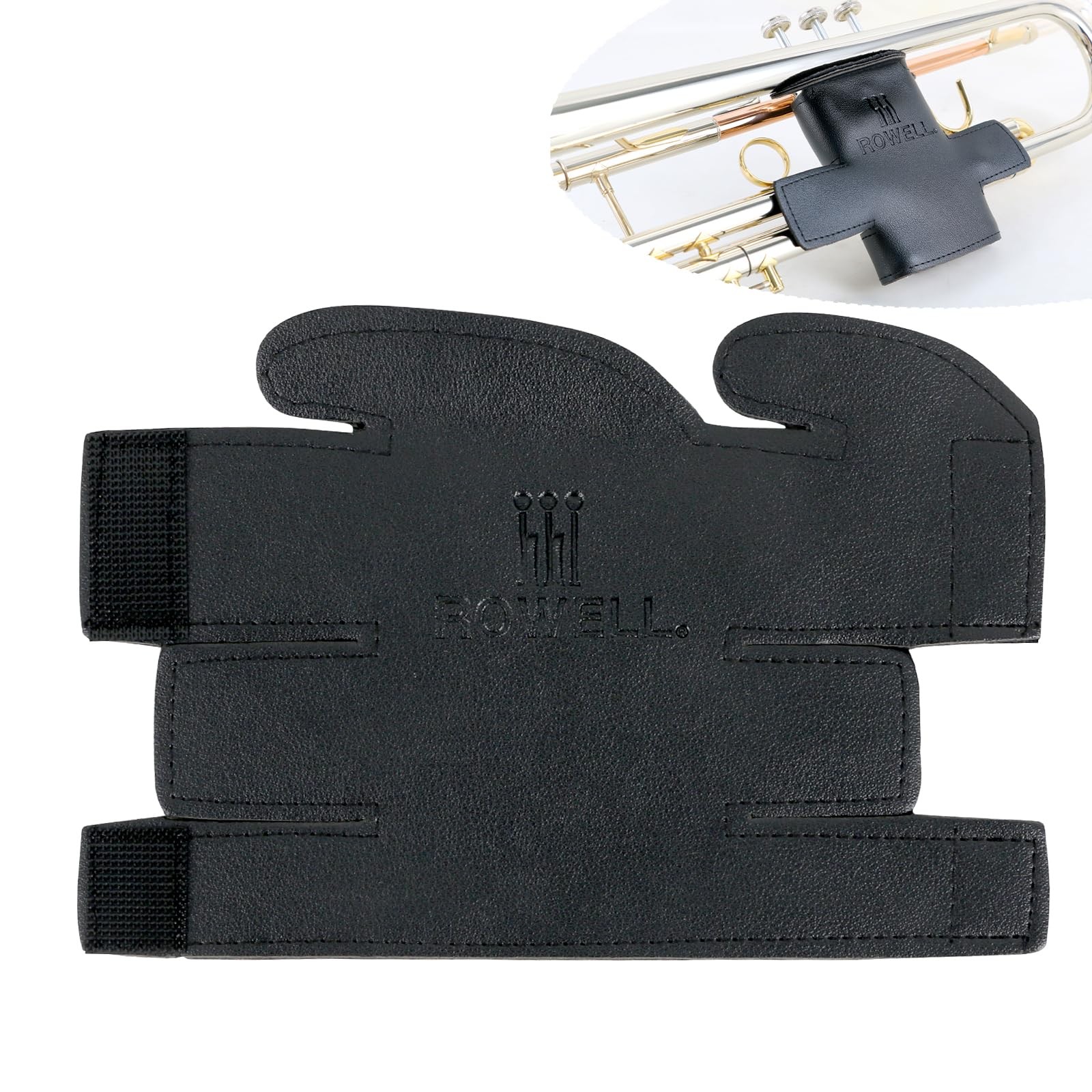 ROWELL Trumpet Hand Guard Leather Valve Portable Valve...