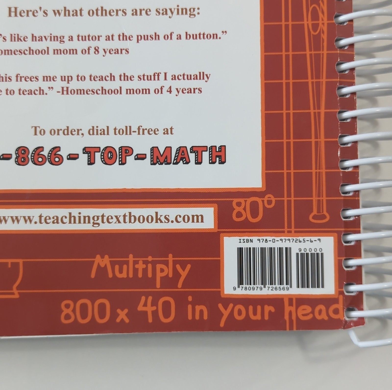 Teaching Textbooks Math 4 Workbook, CD-ROM Set 4 Discs & Answer Booklet - Read!