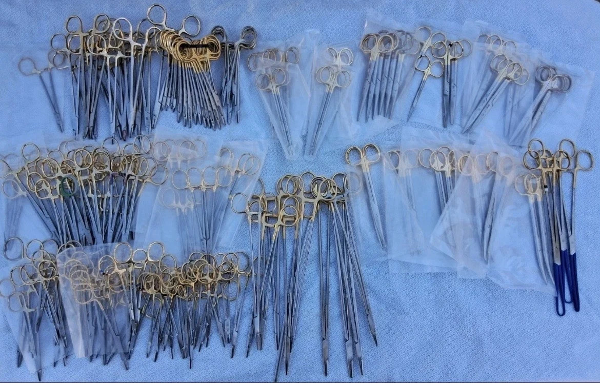 Lot of 70 Aesculap, Codman, Sklar Nèedle Holders, Scissors and Others