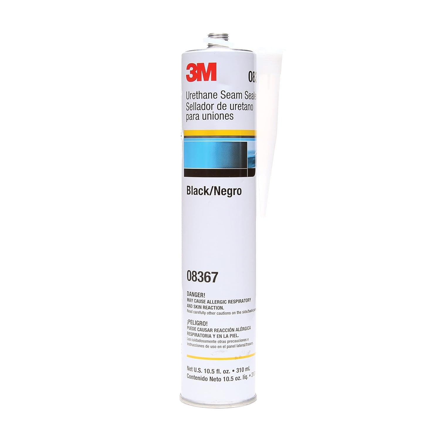 3M Urethane Seam Sealer, 08367, Black Color, High Solids, Flexible 10.5 fl oz