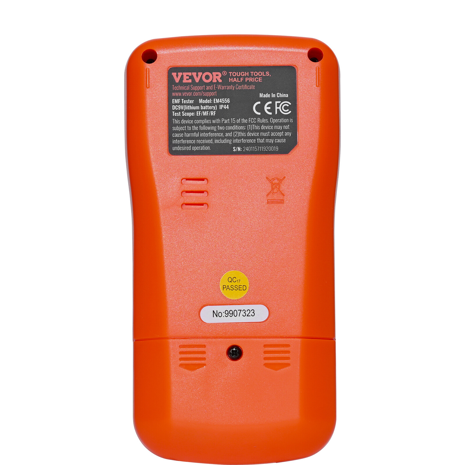 VEVOR Digital LCD 3-in-1 EMF Meter Electromagnetic Radiation Detector RF 5G