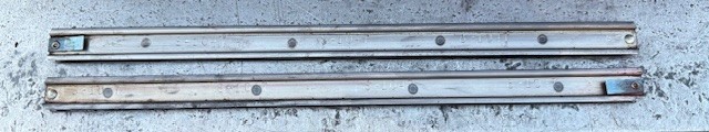 Vintage Snap On Tools 8-1047 Toolbox Friction Drawer Slide Pair 13-1/4''
