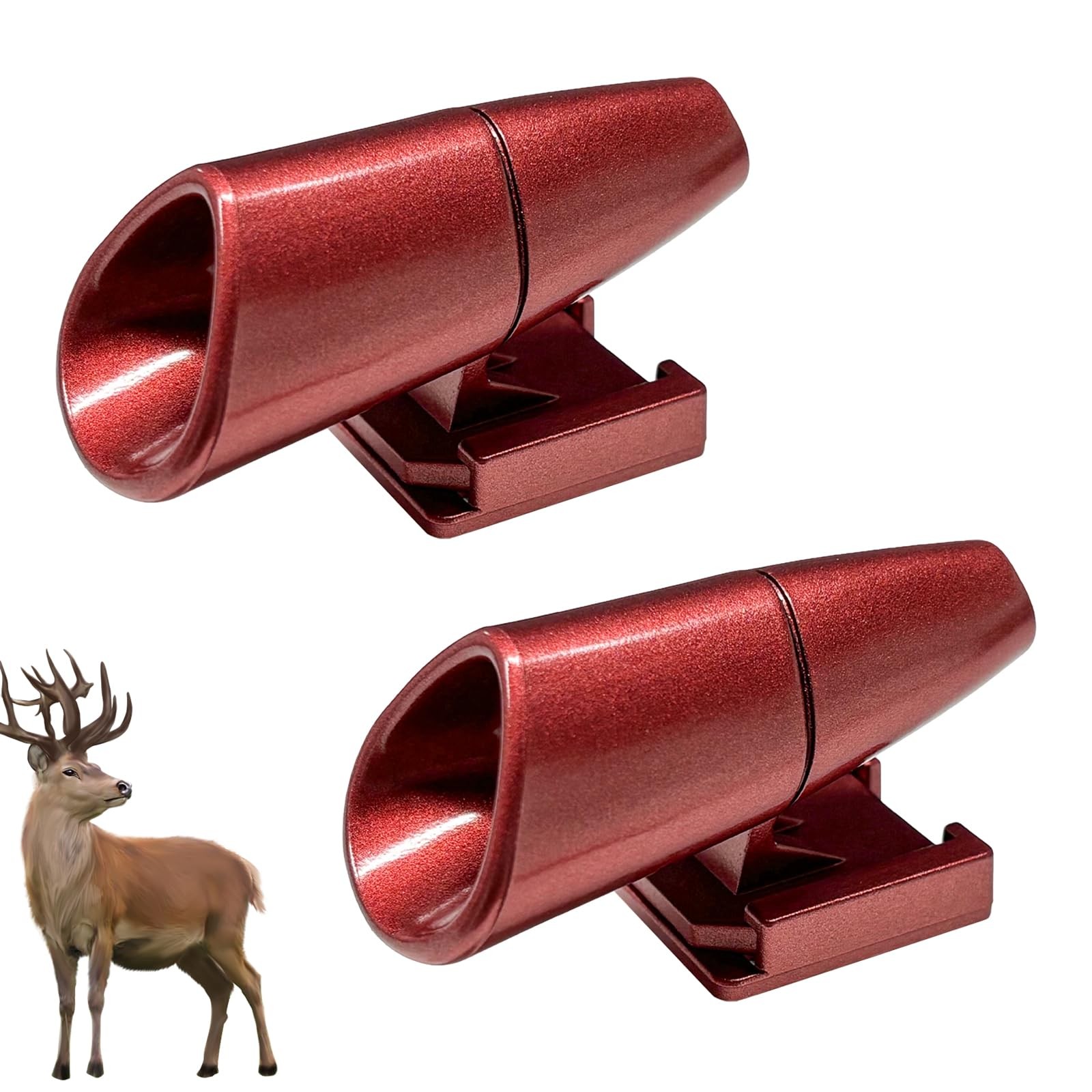 2PCS Car Deer Whistles, Waterproof Auto Animal Warning Horns with SelfAdhesiv...